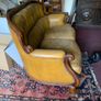 Antique style leather sofa Image 2