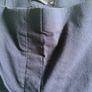 Navy cropped trousers Image 4
