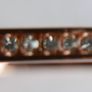 Vintage Gold Plated Sparkly Prong Set Crystal Bangle Bracelet Image 3