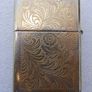 Vintage VENETIAN Engraved Zippo  Lighter Bradford Image 2