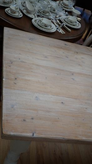 Vintage Pine Farmhouse Refectory Table