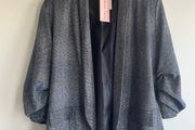 Pixie Daisy open style blazer metallic effect size 14
