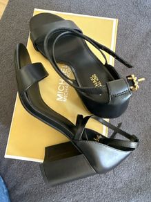 michael kors leather sandals
