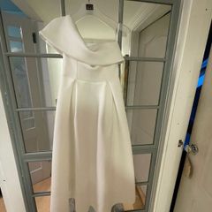 ASOS hi low dress cream size 10-12