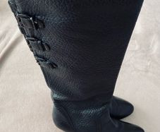 Apepazza black lambskin knee high boots VGC 6/39