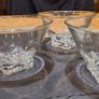 Glass dessert cups vintage Image 6