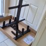 brand new heavy duty olympic plate and bar storage rack Image 2