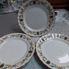 Three Royal Stafford Romana side Plates