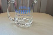 Vintage Gallahers  Advertising Glass Water Jug Pub Memorabilia