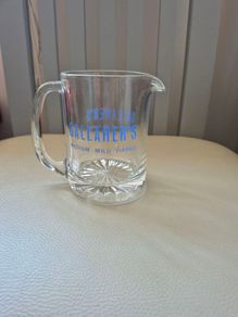 Vintage Gallahers  Advertising Glass Water Jug Pub Memorabilia