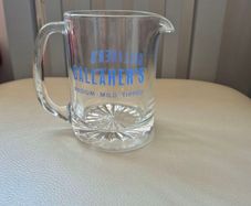 Vintage Gallahers  Advertising Glass Water Jug Pub Memorabilia
