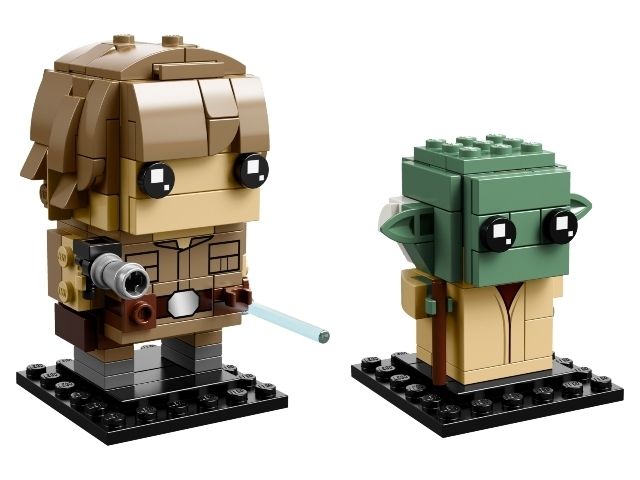 LEGO Brickheadz 41627 Luke Skywalker & Yoda (2 available)