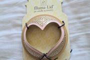 Yankee Candle Pastel Pink Heart Shaped Gold Lid