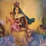 Oval vintage religious print, bought in Portugal, D18, post 8e Image 7