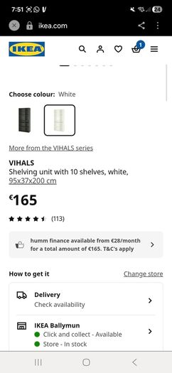 Ikea shelving unit