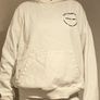 Pull and bear hoodie off white Image 2