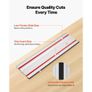 1397 mm Cutting Range, Kit Includes 2 x 698.5 mm Aluminum Extruded Guide Rails and 1 Connector, Compatible with Makita, Festool & WEN Track Saws, for Woodworking Projects Image 4