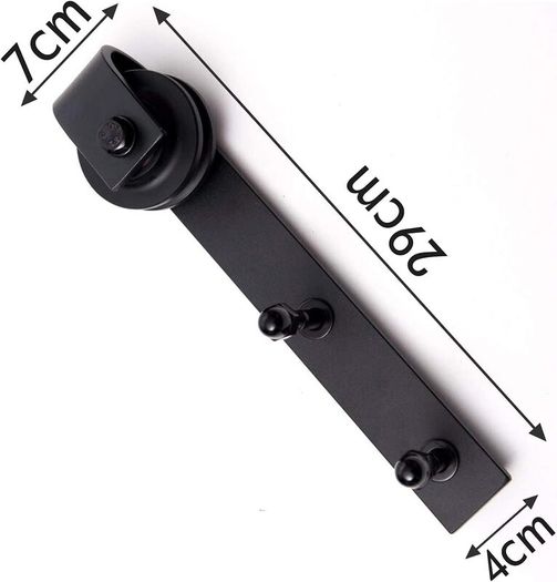 6ft Sliding Barn Door Hardware Kit Track Rail System for Wooden Door 183cm