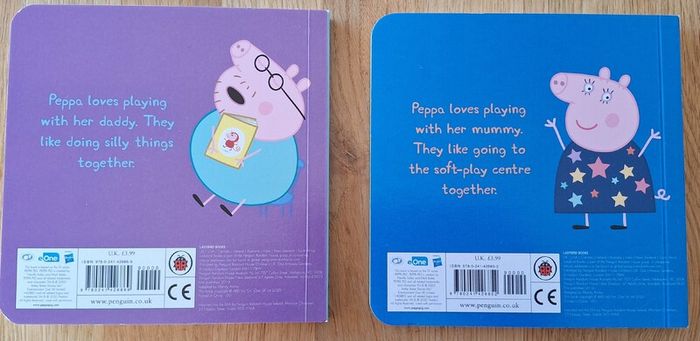 Peppa pig books X 2