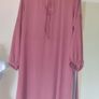 Puane dusty pink long sleeve midi dress size UK20 EU48 Postage included Image 2