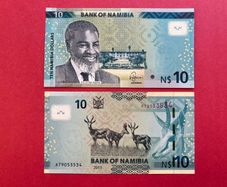 Namibia  10 Dollars  2015  Pick 16b    ( Uncirculated )