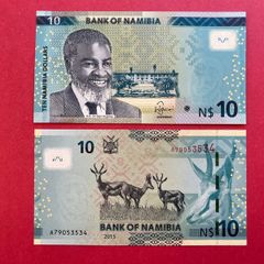 Namibia  10 Dollars  2015  Pick 16b    ( Uncirculated )