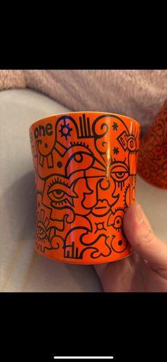 A Pair of Billy the Artist Together as One Mugs