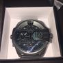 Armani Diesel Uber Chief Gunmetal Watch broken Image 2