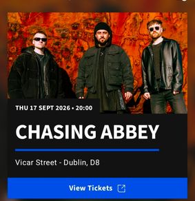 Chasing Abbey Tickets x2