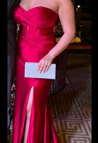 Prom/Debs Dress - Size 14 / Pink Berry