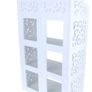 BRAND NEW 4 Tiers Hollow Out Shoe Rack Stand Storage Organiser Shelf - White Image 3