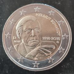2 Euro Germany 2018 G Helmut Schmidt (1918-2015) Unc coin