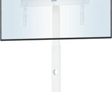 NEW SALE | TV Floor Stand for 30-70 inch LED LCD OLED Plasma Flat Curved TVs, Height Adjustable Tall TV Stand with Brackets up to 40kg, Max VESA 600x400mm White