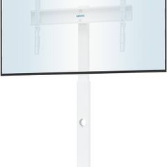NEW SALE | TV Floor Stand for 30-70 inch LED LCD OLED Plasma Flat Curved TVs, Height Adjustable Tall TV Stand with Brackets up to 40kg, Max VESA 600x400mm White