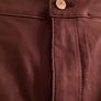 Burgundy faux leather pants Image 2