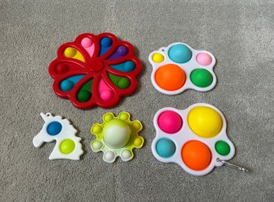 Dimple pop it fidget set