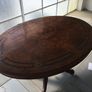 Antique oval table. Top is removable. 48"/122cm x 34"/87cm Image 3