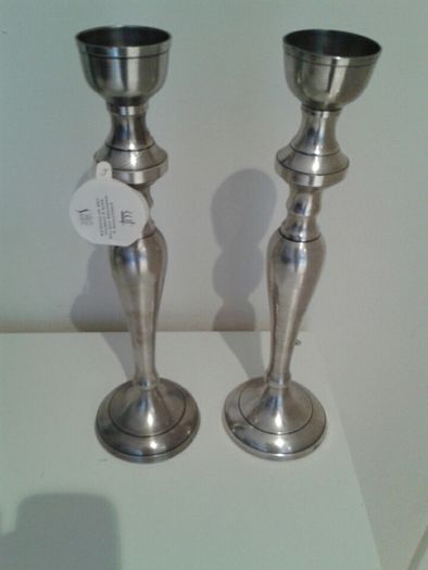 Stunning Silver candle holders