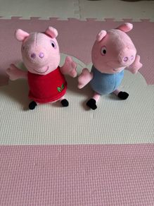 Brand New Peppa Pug & George soft plush toys