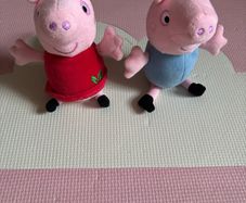 Brand New Peppa Pug & George soft plush toys