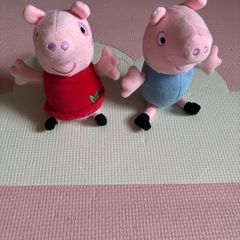 Brand New Peppa Pug & George soft plush toys