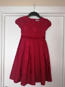 Paul Costello age 6-7 classic, dressy red dress.