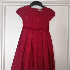 Paul Costello age 6-7 classic, dressy red dress.