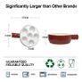 Brand New Ceramic Escargot Plates Oven Safe with Handle - 2-Pack, Brown. Image 3