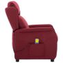 Massage Chair with Cushion Wine Image 4