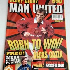 soccer magazine vintage Manchester United
