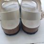Birkenstock Milano Cream Patent Leather Sandals Image 7