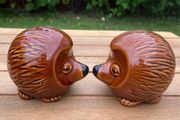 RARE Vintage P.K. Price &amp; Kensington Pottery Salt and Pepper Shakers, Hedgehogs
