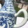 19th Century Chinese Blue and White Teapot Image 7
