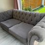 Next large 2 seater chesterfield style sofa Image 3